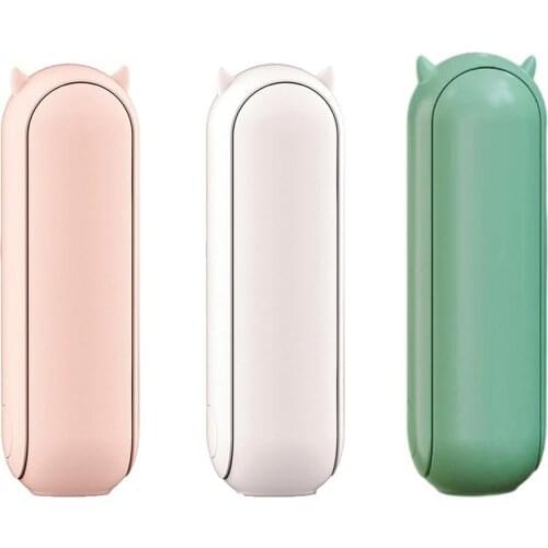 Mini Portable Pocket Handheld Fan USB Rechargeable 2000mAh Battery Operated Foldable Personal Fan with Power Bank Function