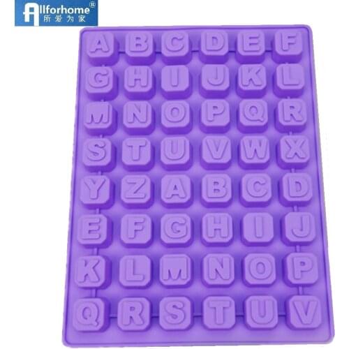 26 Uppercase Letter Silicone Ice Cube Tray Alphabet Ice Cream Mold Cake Chocolate DIY Mold Dessert Mould Cake Decorating Tool