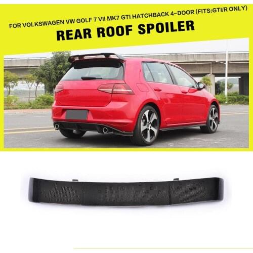 Carbon Fiber Rear Roof Boot Lip Spoiler Wings for Volkswagen VW Golf 7 VII MK7 GTI R Hatchback 2014 - 2017 Car-Styling