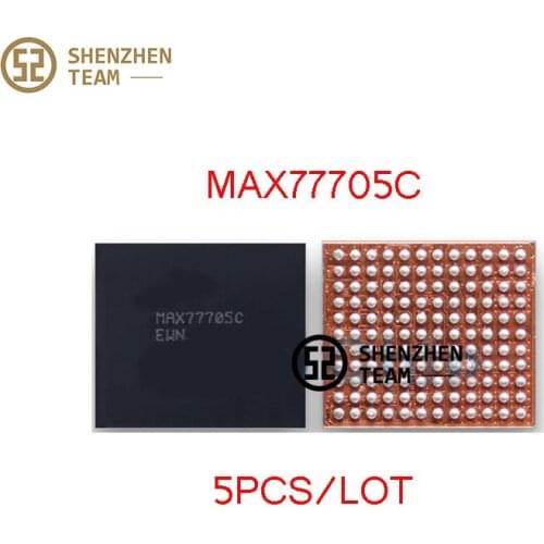 SZteam 5PCS PMIC MAX77705C MAX77705 Small Power Supply IC PM MAX77705CEWN For SAMSUNG S10 S10e S10+ Note10+ Note20 Circuits Part