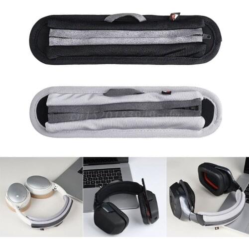 Universal fully enclosed headphone head with cover zipper pad protection pad