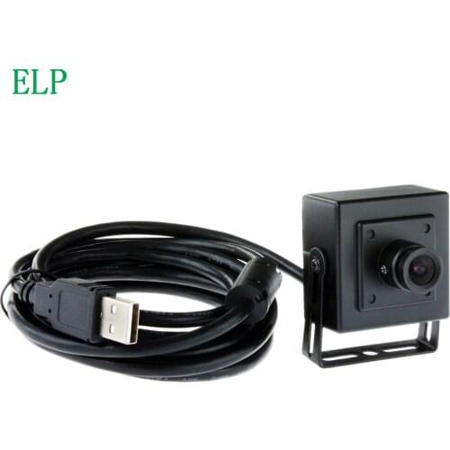ELP USB web camera 3.6mm 0.3 megapixel 640x480 Mjpeg 60fps VGA OV7725 cmos sensor aluminum usb video mini camera