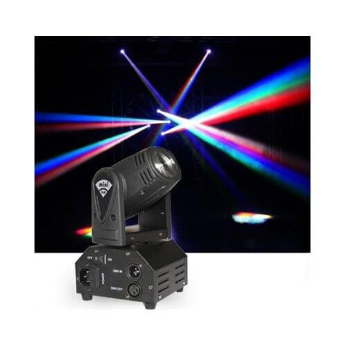 High quality led beam moving head light mini beam light dj 10w Cree LED RGBW disco lighting