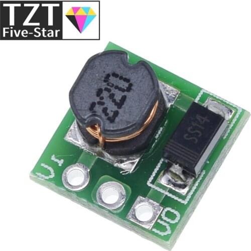 TZT 0.9-5V To 5V DC-DC Step-Up Power Module Voltage Boost Converter Board 1.5V 1.8V 2.5V 3V 3.3V 3.7V 4.2V To 5V