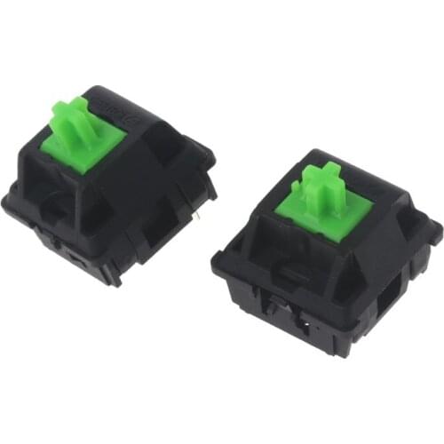 5Pcs Greetech Green Switches Axis for razer Gaming Mechanical Keyboard for cherry MX 3pin Switch 87HE
