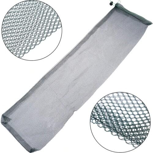 1PCS Nylon Carp Bag Fish Keeper Net Emergency Carp Fishing Unhooking Mat Small Fishing Tackle Tool 75CM X 20CM