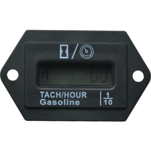 Runleader Snap in digital inductive Industrial gasoline tach tachometer Hour Meter FOR marine ATV Boat tractor generator