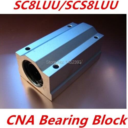 Free shipping 4pcs/lot SC8LUU SCS8LUU 8mm Linear Ball Bearing Block CNC Router pillow for XYZ