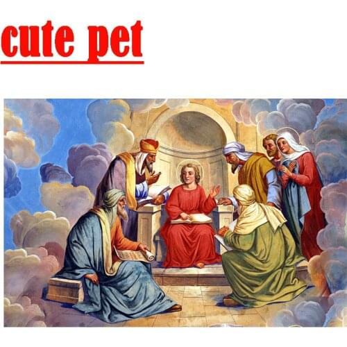 Gods 3D No Frame wallpaper Jesus religion Diy diamond painting Full diamant embroidery mosaic stitch cross home decor gifts