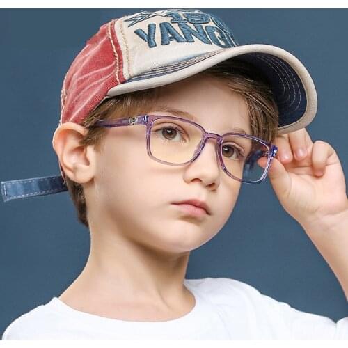 Kids Glasses Boys Girls Anti Blue Light Eyewear TR90 Teens Electronic Screen Glasses UV400 Anti Reflective Lenses High Quality