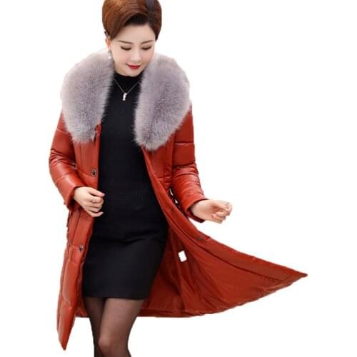 Женские зимние парки с натуральным мехом Dpingnm China At AliExpress