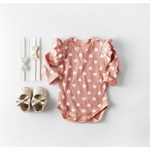 FEERIJT Ins Bodysuit Princess Clothing Baby Girl Bodysuits 2019 Spring Cotton Newborn Baby Girls One-piece Suit Cute Long Sleeve