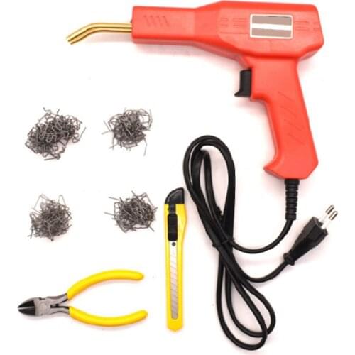 50W Hot Stapler Machine Handy Plastic Welder Garage Tools Repairing Kits For PVC Car Bumper M4YC