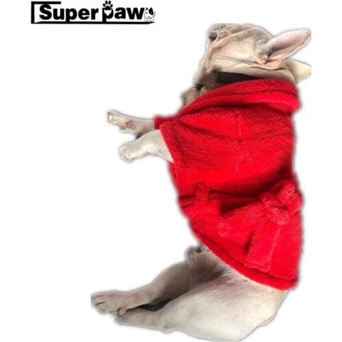 Pet Dog Bathrobe Pajamas nighty Clothes For small Medium Dogs French Bulldog Pug Yorkie Coat Jacket Costume Dropshipping WSC06