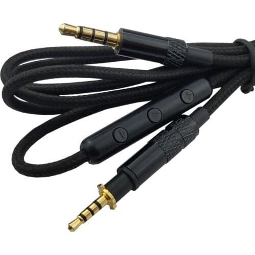 Headphone Cable Cord with Mic Volume Control for jbl-J55 J55A J88 J88A 203A