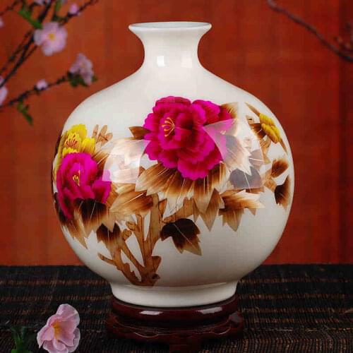 Beautiful Chinese Ceramic Porcelain Wheat Straw Vase H30cm Size Lots of Colour Available