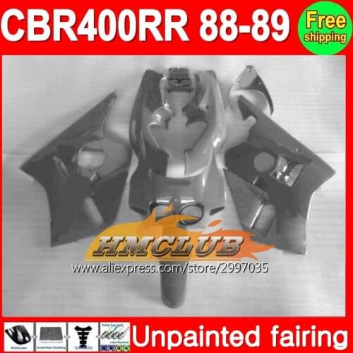 Body Unpainted Full Fairing Kit For HONDA CBR400RR NC23 88-89 CBR 400RR CBR400 RR CBR 400 RR NC23 88 89 1988 1989 Fairing