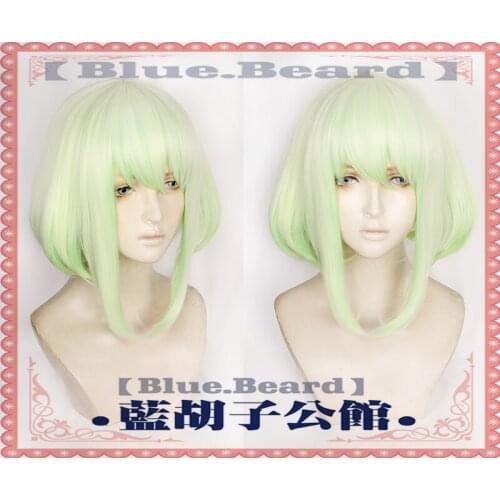 Anime PROMARE Mad Burnish Lio Fotia Cosplay Wig Gradient Short Straight Heat Resistant Synthetic Hair Wig + Wig Cap