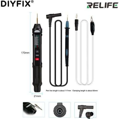 DIYFIX 3 in 1 Non-Contact Induction Intelligent Pen Multimeter Test Pencil Phase Sequence Meter For Mobile Phone Repair Tools