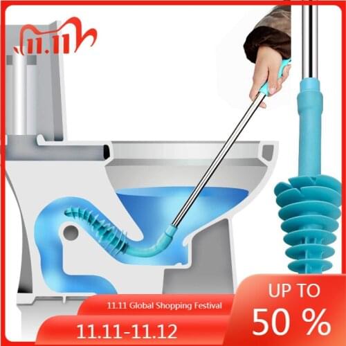 Household Piston Type Toilet Dredge Toilet Clogging Cleaning Stick Sewer Cleaning Suction Cup Specially Designed for Siphon Type