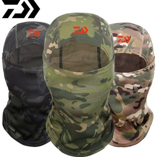 Daiwa Fishing Scarf Sunscreen Breathable Outdoor Sweat Wicking Balaclava Fishing Bandana Sun Neck Collar Headgear Cycling
