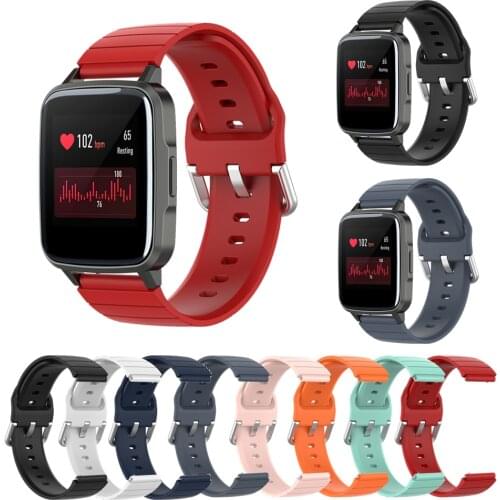 Silicone Strap For Haylou Solar LS01 LS02 Smart Watch Band Bracelet For Xiaomi Haylou Solar LS02 / LS01 Sport Soft Wristband