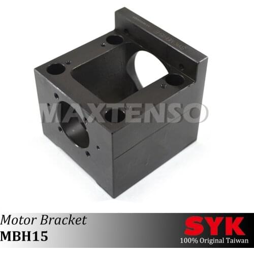 SYK Professional Motor Bracket Support Unit for ball screw housing MBH15-D/DP/E/EP stepper servo motor with BF15 and Coupler cnc