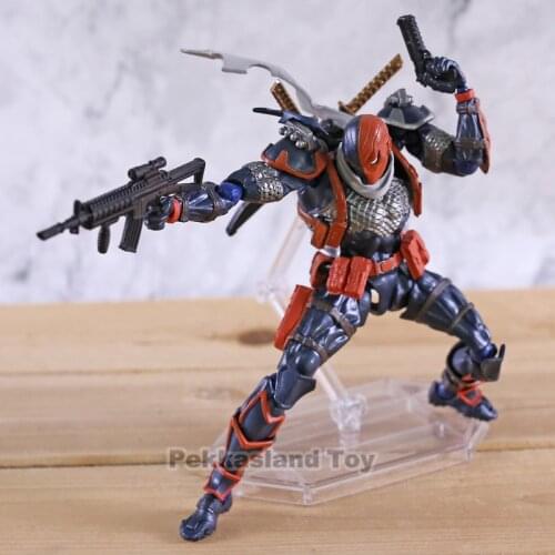 Amazing Yamaguchi Revoltech No 011 Deathstroke PVC Action Figure Collectible Toys Gifts Brinquedos