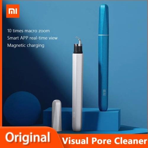 New Xiaomi Smart Visual Pore Cleaner 100W High Precision Endoscope Blackhead Remover Face Pore Clean Skin Tool Magnetic Charging