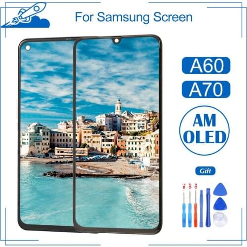 Grade AAA+ OEM For Samsung Galaxy A60 M40 A70 LCD Touch Screen Display AMOLED Digitize Assembly Replacement No Dead Pixel