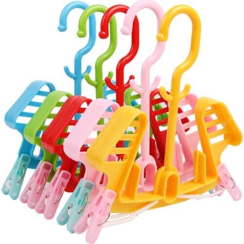 1PC NEW Multi-Function Kids Shoes Hanging Clothes clip Storage Shelf Adult Drying Rack Shoe Rack Stand Hanger Wardrobe Organizer