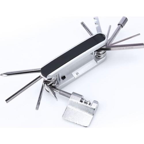 13 in 1 Bike Multitool, Durable, Compact, Lightweight, Repair Kit for Road & Mountain Bike, Cycling Multifunctional Repair Tool