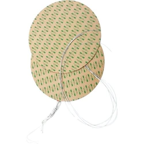 230V 1000W Diameter 480*1.5mm Round Silicone Heater for 3d printer adhesive 1 side 100k thermistor center 1000mm lead wire