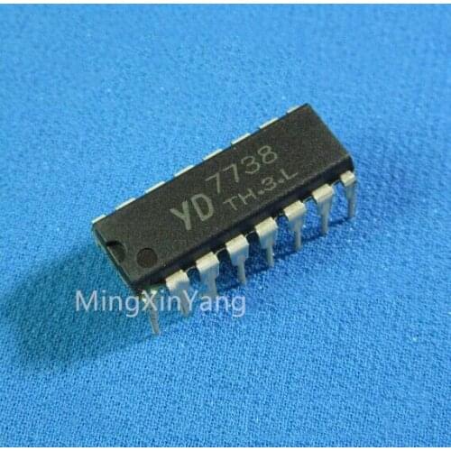 YD7738 7738 DIP-16 Audio preamplifier IC chip