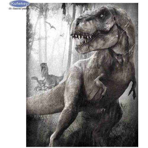 5D Diamond Painting DIY Diamond Mosaic Animal Dinosaur Needlework Full Square Drill Cross Stitch Diamond Crystal Wall Decoration