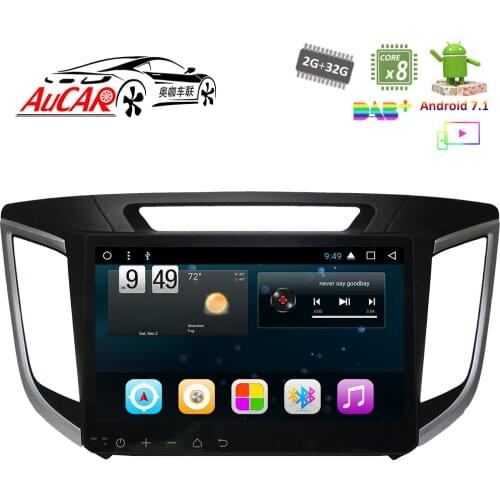 Android 7.1 10.1" Car DVD Player GPS Navigation system for Hyundai IX25 2014 - 2017 HD Bluetooth GPS Radio WIFI 4G Stereo IPS
