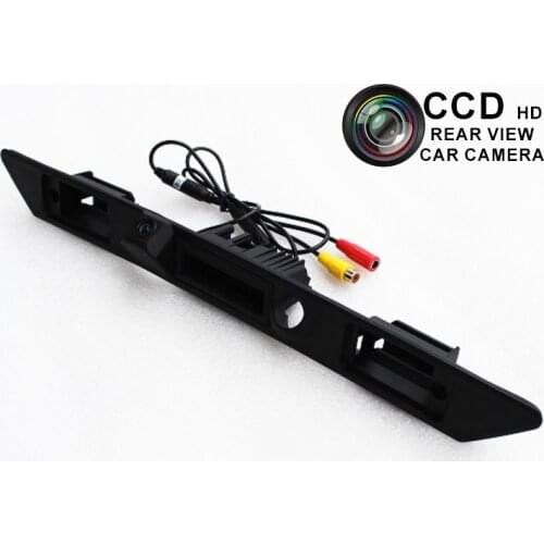 Car Reversing Rear View Camera for AUDI A4 A6L A8 A8L Q7 HD CCD Night Vision Wide Angle Parking Assist Guide Line Backup Camera