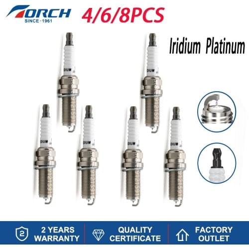 Automobile High Quality Ignition Iridium PLATINUM TORCH Spark Plug KH5RTIP-11 for NGK ILFR5T11 Denso S27 Champion OE190 4-8PCS