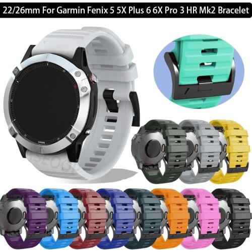 Smart watch bracelets For garmin fenix 5x 5Plus gps strap Quick Release Accessories for fenix 6 6X Pro 3HR 935 relogio masculino