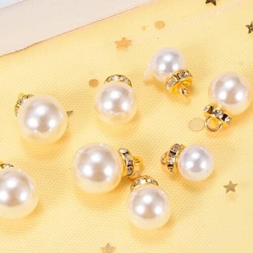 30pcs/lot 8/10/12/14/16mm Round ABS Imitation Pearl Beads for Earrings Crafts DIY Wedding Beads Jewelry Making Accessorise