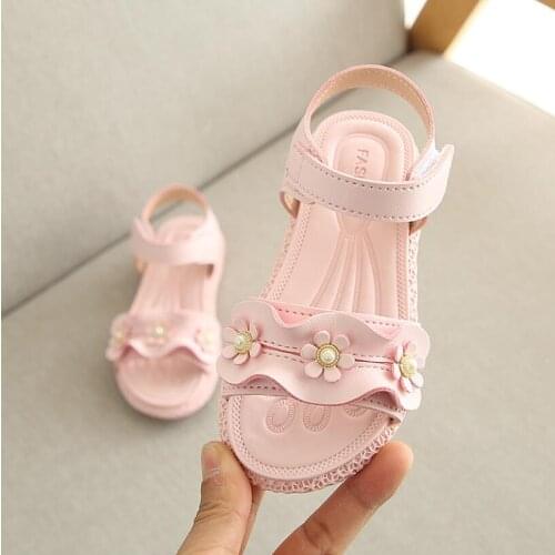 Children Summer Shoes Girls Princess Shoes Fashion Girls Sandals Kids Designer Single Shoes Summer New Girls Beach Sandals