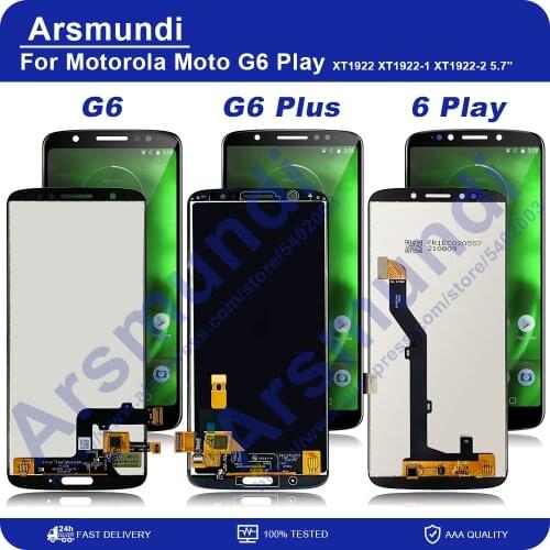 For Motorola Moto G6 / G6Play / G6Plus LCD Display Touch Screen Digitizer Assembly Replacement LCDs + Gift