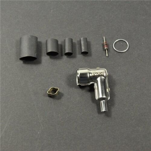 1PCS Rcexl Spark Plug Caps and Boots for NGK -CM6 10mm 90 Degree Spark Plug Kits Kit RC Engine