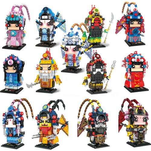 2020 new arrive Chinese New YearS Eve Dinner Romance of The Three Kingdoms Brickheadz Building Blocks Bricks Kids Toys