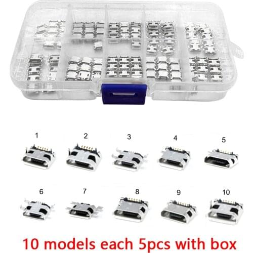 Micro USB Jack Port Socket Connector Adapter Kit For Phone MP3/4/5 Computer Laptop Repair Tool parts