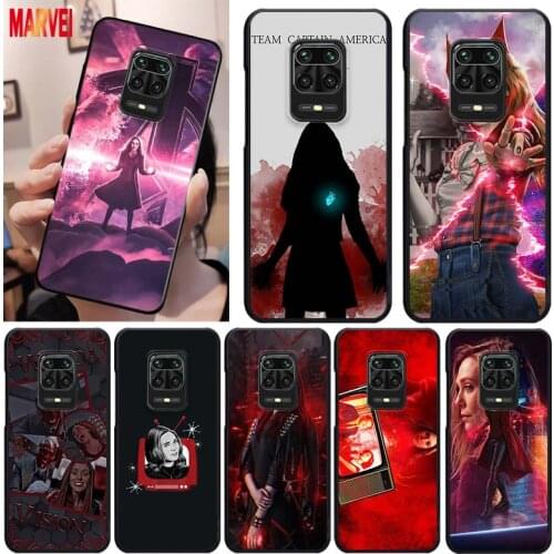 Soft TPU Wanda the Scarlet Shockproof Cover For Xiaomi Redmi K40 K30i K30T K30S K30 K20 10X Ultra Pro Black Phone Case