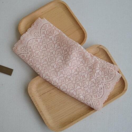 Orange pink Lace accessories skin-friendly white elastic lace Skirt clothing decoration materials