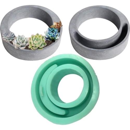 Hollow Shaped Silicone Mold Concrete Flower Pot Molds Succulent Plants Clay Molds Home Garden Decoration Planter силиконовые фор