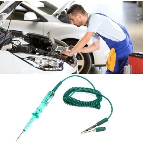 6V-24V Portable Electrician Car Repair Tester Pen Circuit Electric Voltage Probe Tester Pen Detector Copper Car Repair Tools