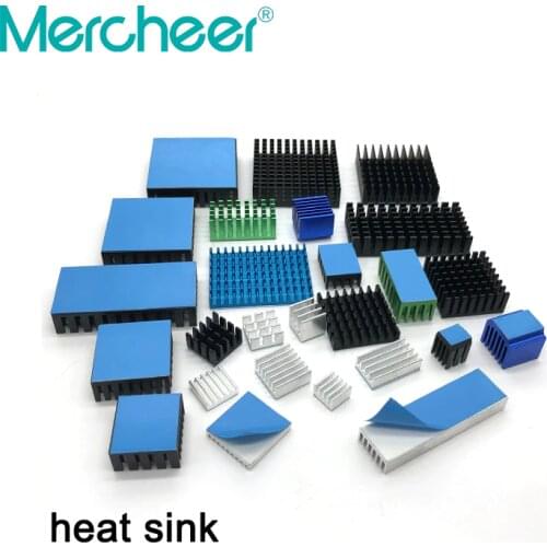 Heat sink aluminum tape with adhesive backing electronic motherboard IC chip aluminum block MOS memory radiator & thermal paste